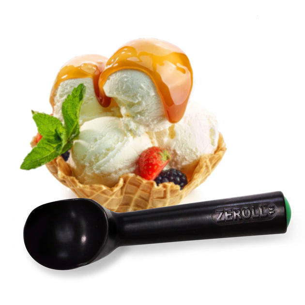 Zeroll 1010-ZT Zeroll® Zerolon Ice Cream Scoop Size 10 (4 Oz.) Brown End Cap