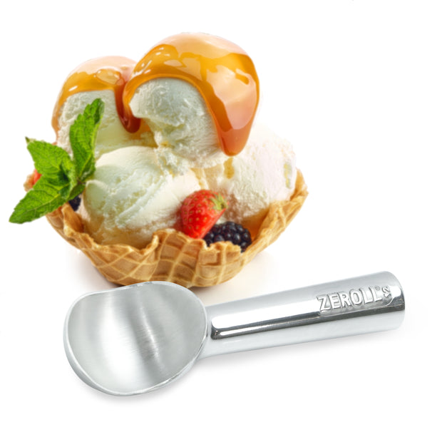 Zeroll Original 3 oz Ice Cream Scoop, Size 12, in Silver/Blue (1012)