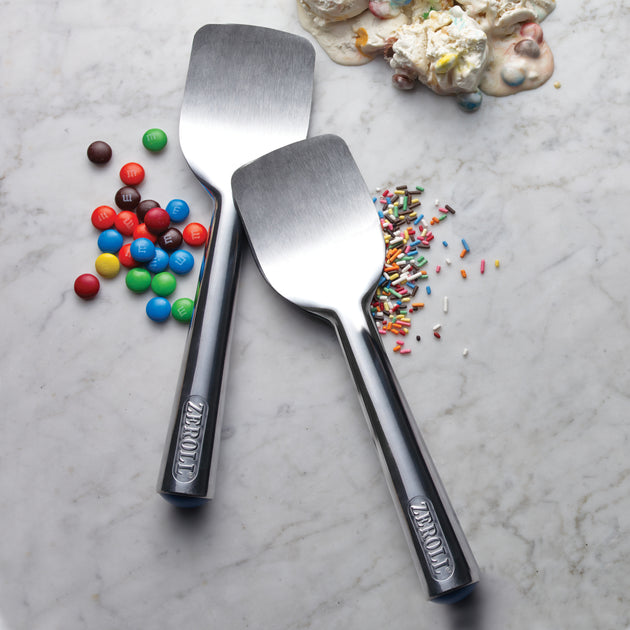 POWSHELF 2 Pack Ice Cream Spade, Stainless Steel Flat Ice Cream