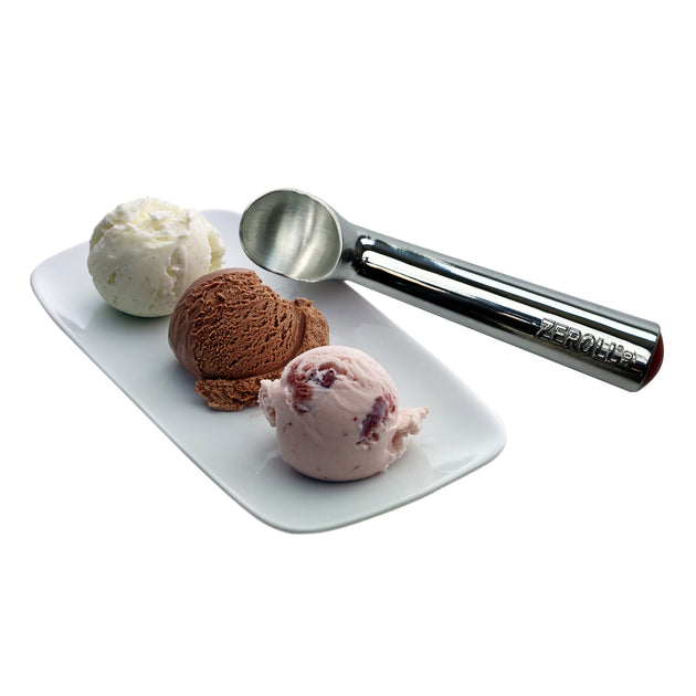 Zeroll Original 1 oz Ice Cream Scoop, Size 30, in Aluminum Alloy with Red  End Cap (