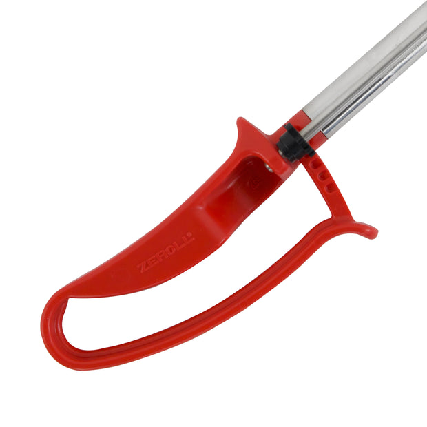 Zeroll Universal 9 13/16" Extended Length EZ Disher, Size 24, in Red (2024-EX)