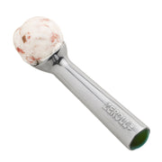 Zeroll Original 2.5 oz Ice Cream Scoop, Size 16, in Aluminum Alloy with Green End Cap (1016)